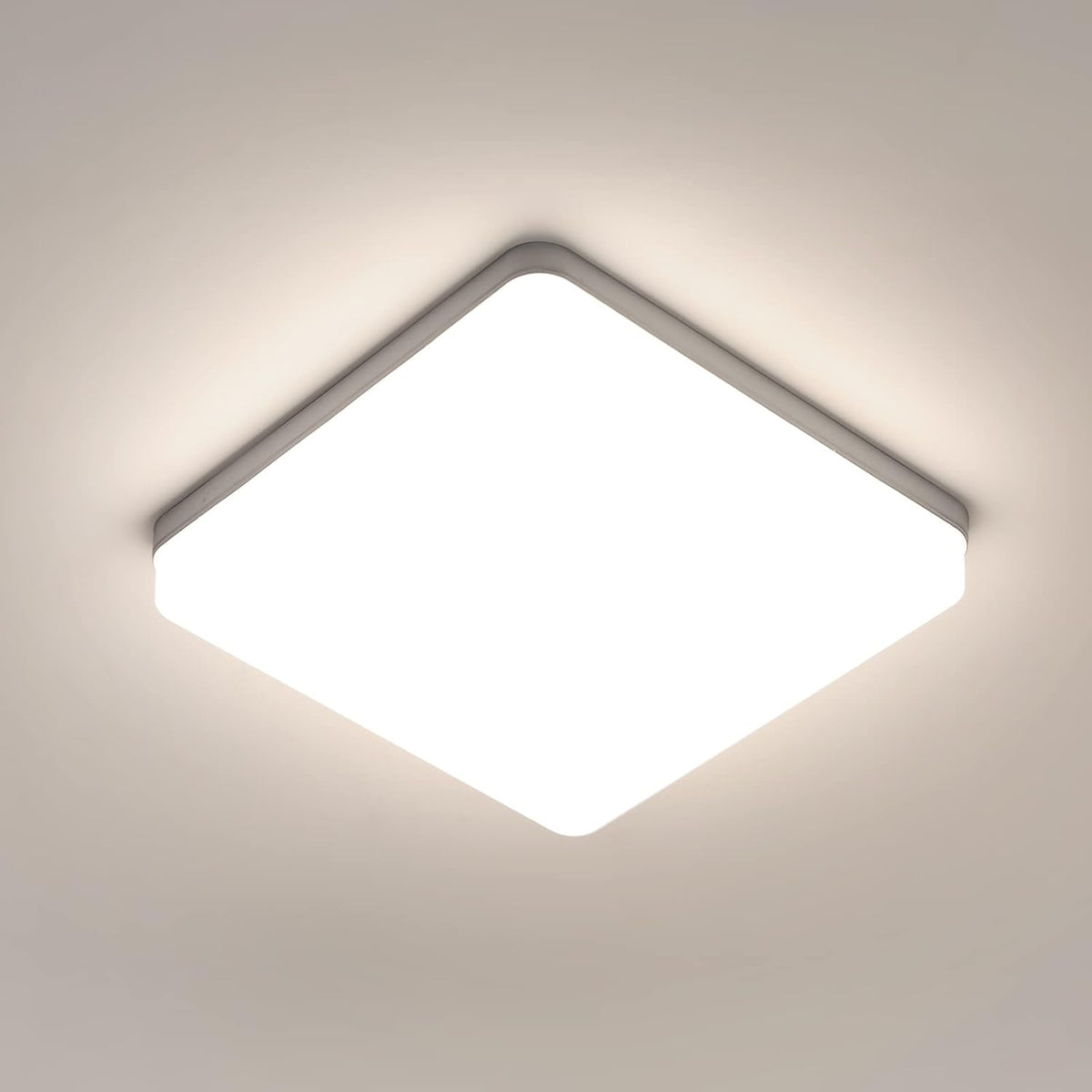 Comely LED Deckenleuchte Flach 36W, 4000K Neutralwei? Modern Deckenlampe, Ultra D¨¹nn Lampe Deckenleuchte LED Quadratisch f¨¹r Schlafzimmer Kinderzimmer K¨¹che B¨¹ro Balkon