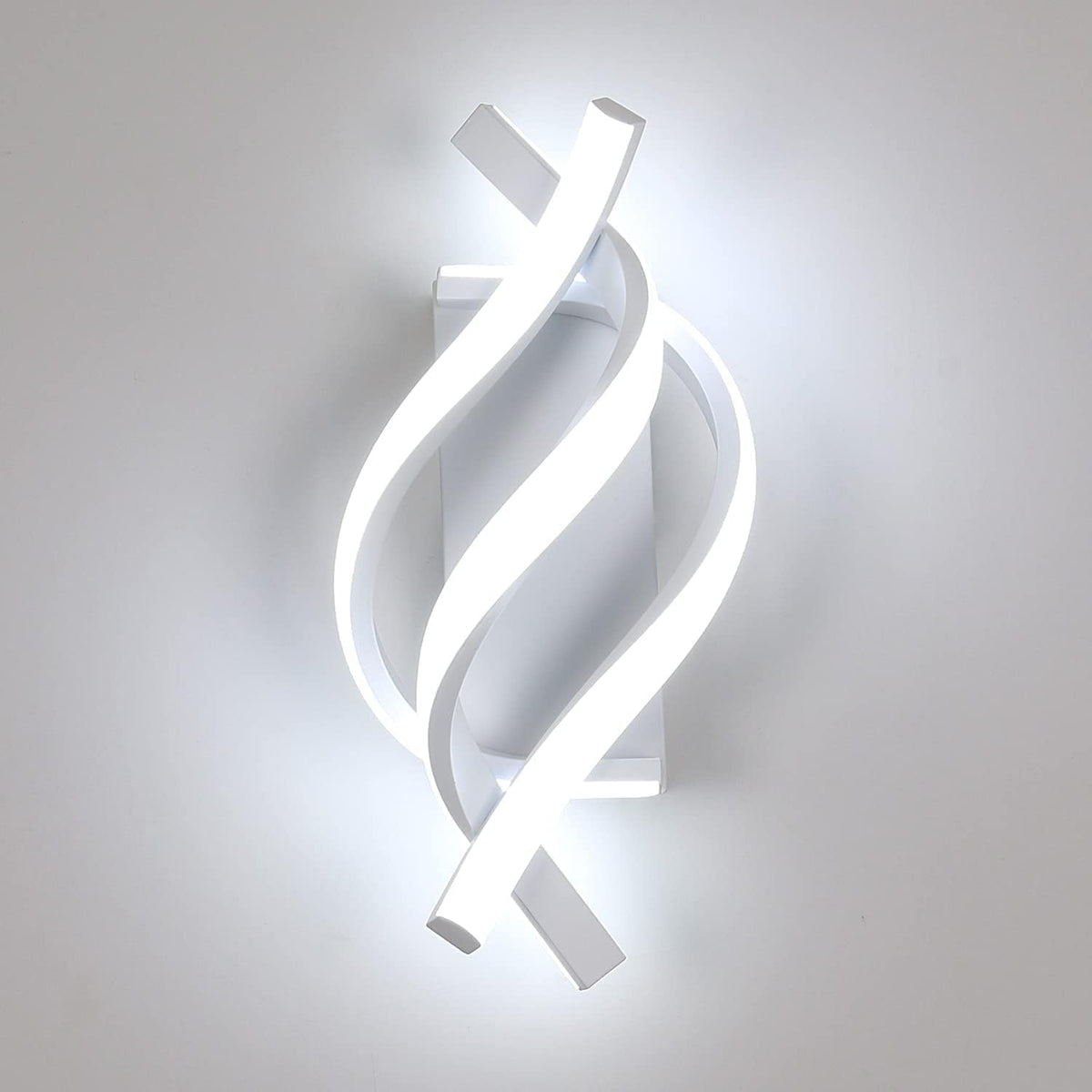 Comely LED Wandleuchte Innen, 22W 2500LM Wandlampe Innen Wei?, Modern Wandbeleuchtung LED f¨¹r Wohnzimmer Schlafzimmer Treppenhaus Flur